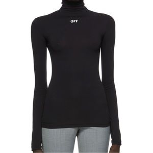 Off-White Logo Detailed Long-Sleeved